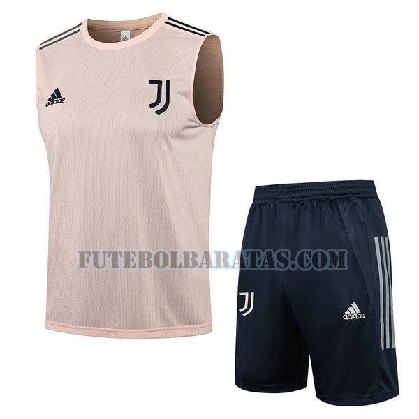 colete juventus 2021 2022 conjunto - rosa homens