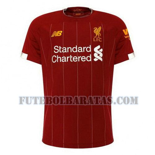 tailândia camisa liverpool 2019-2020 home - vermelho homens