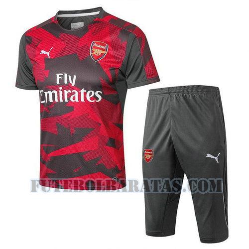 treinamento arsenal 2018-2019 conjunto - cinza homens